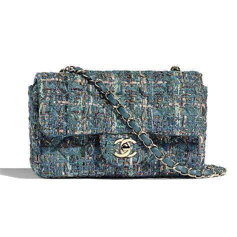 chanel tweed mini flap|chanel fabric flap.